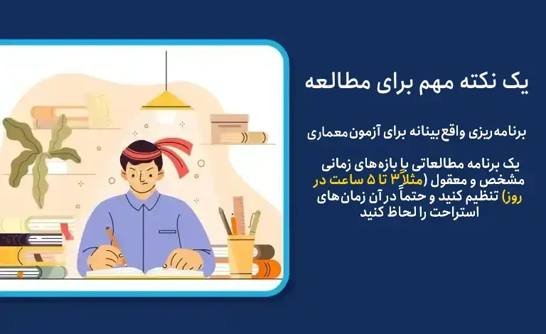 مطالعه آزمون نظام مهندسی معماری (برنامه ریزی برای آزمون معماری)