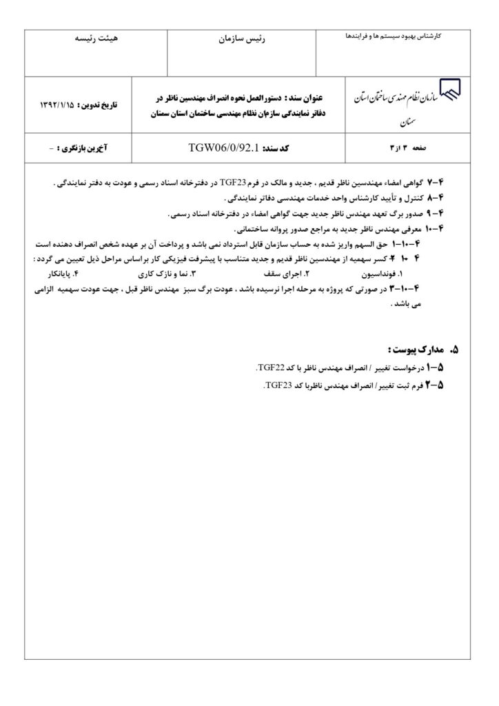 شرایط و زمانبندی اعلام انصراف از کار نظارت