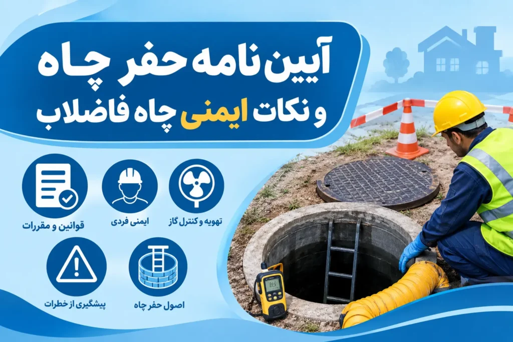 نکات ایمنی حفر چاه