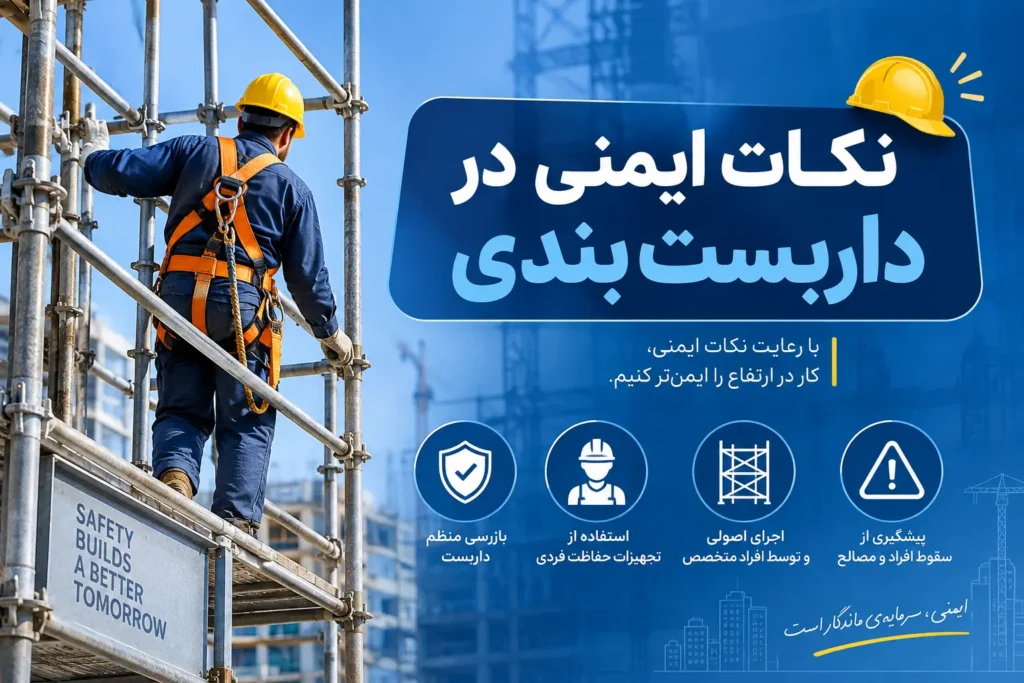 نکات ایمنی داربست بندی