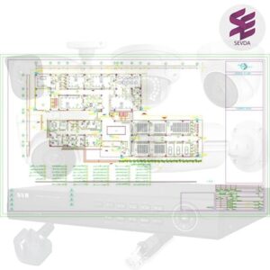 سیستم دوربین مدار بسته دانشکده 4 طبقه