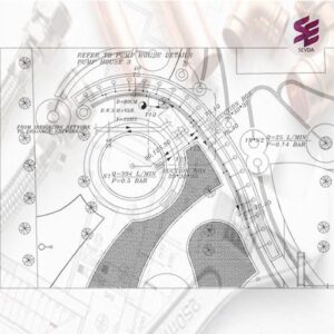 نقشه اتوکد تاسیسات مکانیکی پارک – آبنما کرمانشاه