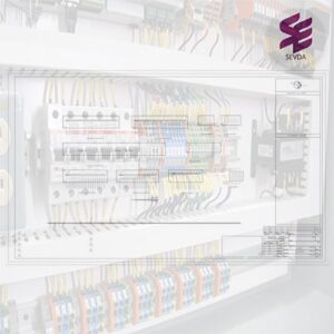نقشه سیستم تابلو برق برج 23 طبقه تیپ 1