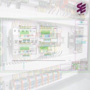 نقشه سیستم تابلو برق ساختمان مسکونی 6 طبقه