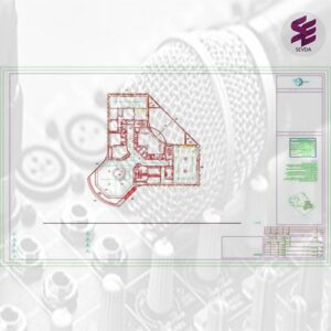 نقشه سیستم صوت ساختمان مسکونی 27 طبقه