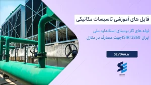 لوله های گاز برمبنای استاندارد ملی ISIRI 3360 ایران جهت مصارف در منازل