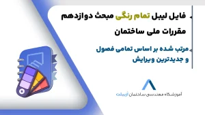 لیبل رایگان مبحث دوازدهم مقررات ملی
